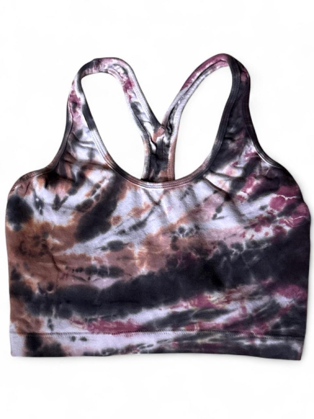 Hard Tail tie-dye sports bra crop top
